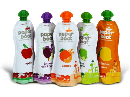 Borsa per succhi di plastica Doypack stampata personalizzata Confezione per liquidi con beccuccio per bevande per detersivo per bucato/lavaggio del corpo/crema per la pelle