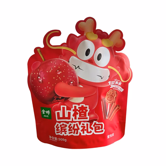 Borsa per imballaggio in plastica con cerniera OEM Borsa per imballaggio alimentare